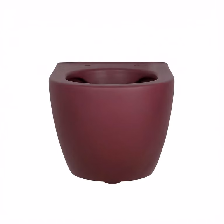 Creavit RIMOFF Berry Wandtoilet, randloos, antibacterieel en waterbesparend