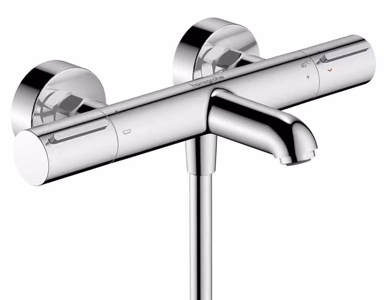 Hansgrohe Ecostat Element Thermostaatkraan voor bad, opbouwmodel, DN15, chroom