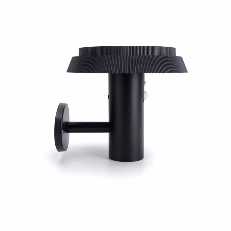 Lyora Buitenlamp zwart met bewegingssensor en solar-functie