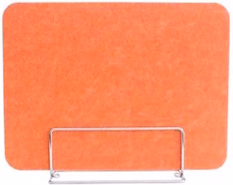 Oranje Bureau Scheidingswand Privacy Paneel Geluidsabsorberend 30 x 40 cm