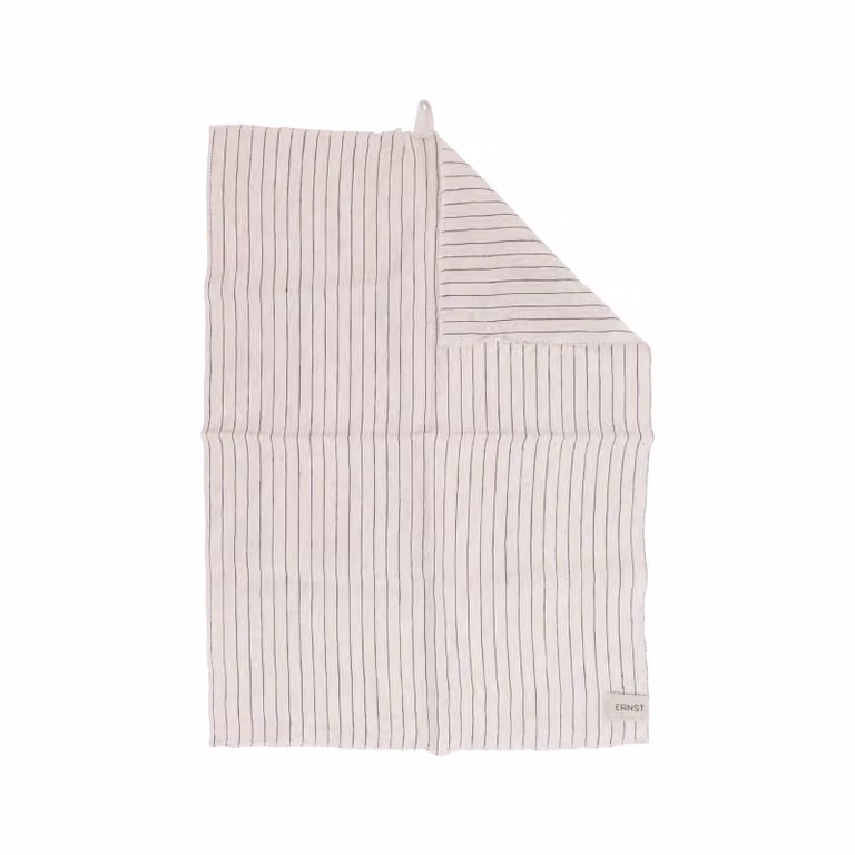 ERNST Keukenhanddoek Gestreept Blauw-beige 50 x 70 cm