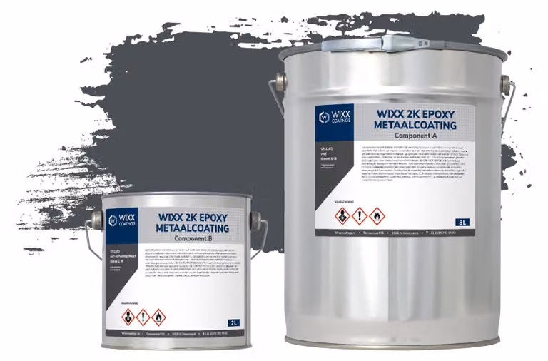 Wixx 2K Epoxy Metaalcoating RAL 7016 Antracietgrijs 10L