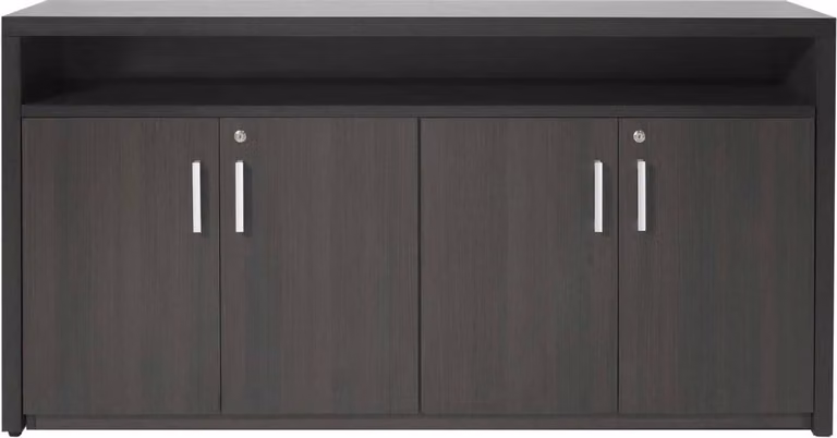 Dressoir kast Chief van hout in Donker eiken, B: 168 cm, H: 89 cm, D: 42 cm
