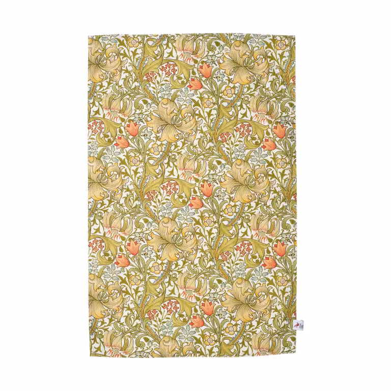 Klippan Yllefabrik Golden Lily theedoek Multi 46 x 70 cm