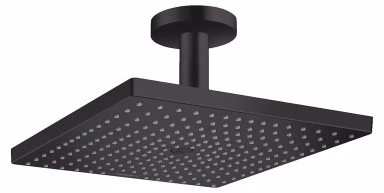 Hansgrohe Raindance E hoofddouche 300, 1 straal, EcoSmart, plafondmontage, matzwart