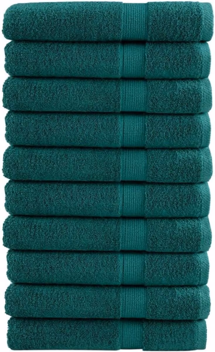 Badhanddoeken Set Groen - Grote Absorberende Handdoeken voor Strand en Thuisgebruik - 100 x 200 cm