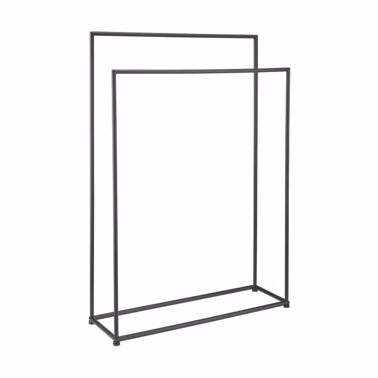 Blomus Modo handdoekhouder Zwart, B: 86 cm, D: 60 cm, H: 18,5 cm