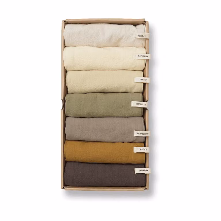 Ferm Living Day handdoek Beige B: 50 cm, H: 70 cm