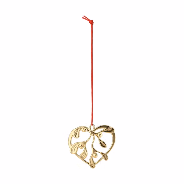 Rosendahl Karen Blixen Under the Mistletoe Verguld Kerstdecoratie 6 cm