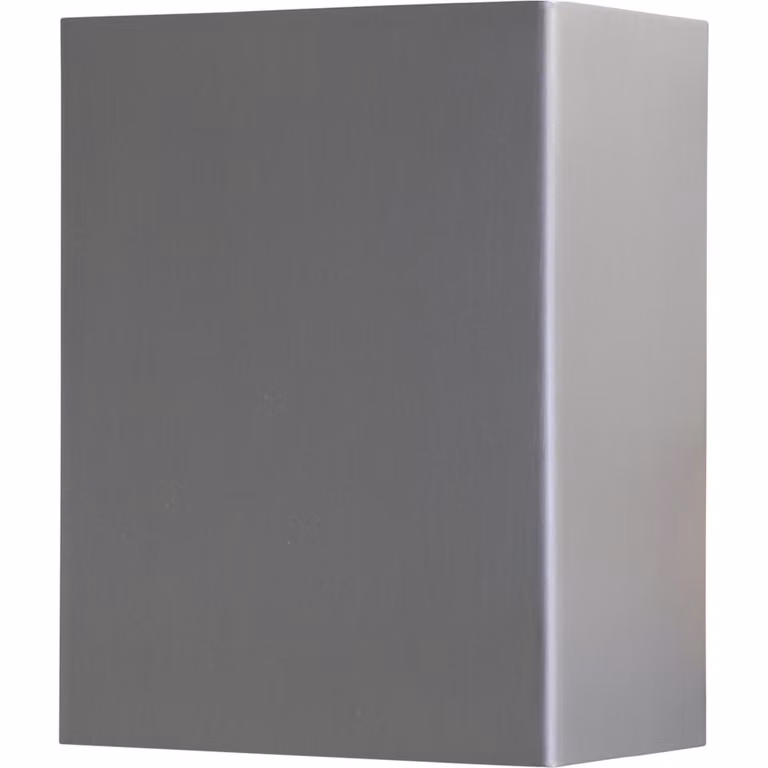 Masterlight Wandlamp Metallico Up-Down in metaalgrijs
