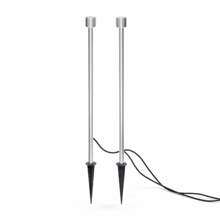 KonstSmide Monza Tuinspot Uplight Metaalgrijs Hoogte: 77,5 cm