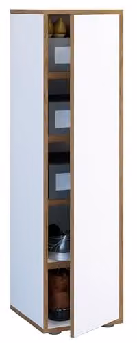 VCM Salia schoenenkast wit, B: 30 cm, D: 33 cm, H: 110 cm