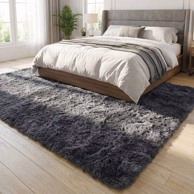 Zorgmatras.com Scandinavisch vloerkleed, rechthoekig, grijs, polyester