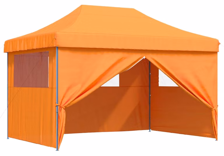 vidaXL Partytent in Oxford-stof, Oranje, B/D/H: 410 x 279 x 315 cm