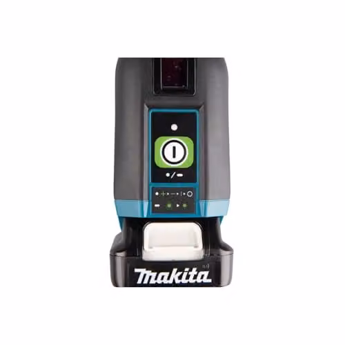 Makita SK106GDZ Accu-kruislijnlaser Groen, 12 V, Blauw/Zilver met Tas