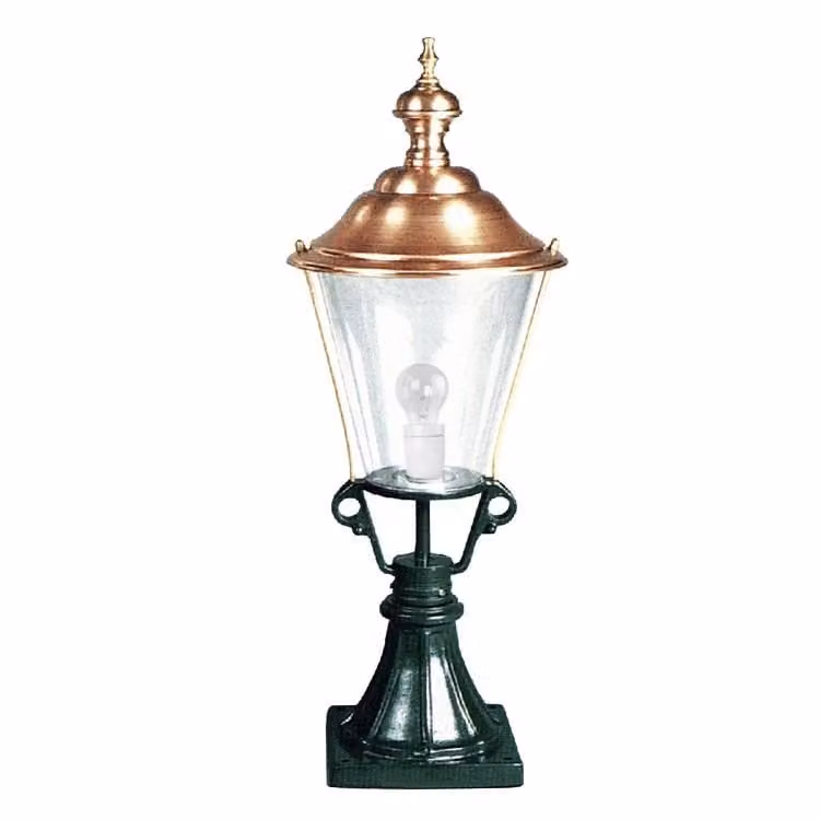 Nostalgische sokkel lamp Breda KS 204 groen van KS Verlichting