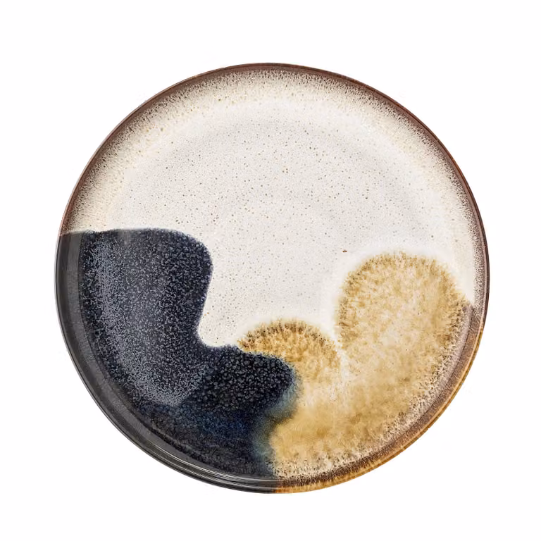 Bloomingville Jules dinerbord set van 4 stuks multicolor, Diameter: 28,5 cm