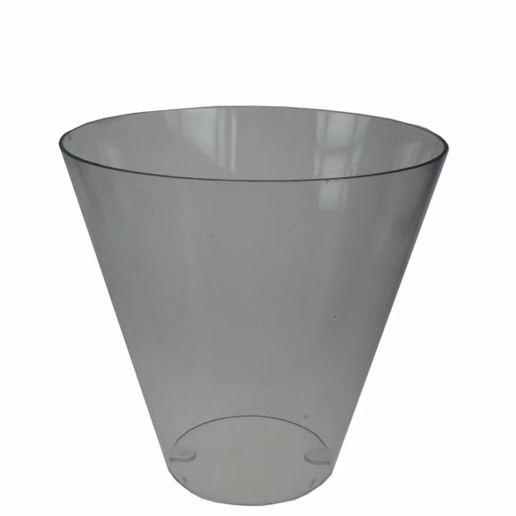 KS Verlichting Glasbeker Poly K2 Kunststof Transparent B: 31,2 cm, D: 30,8 cm, H: 18,4 cm