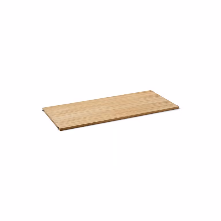 Ferm Living Punctual Perforated plank 90 cm eiken geolied lichtgrijs