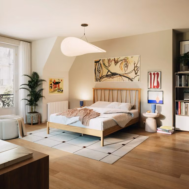 Hypnia Leni Grenenhouten bed met laden