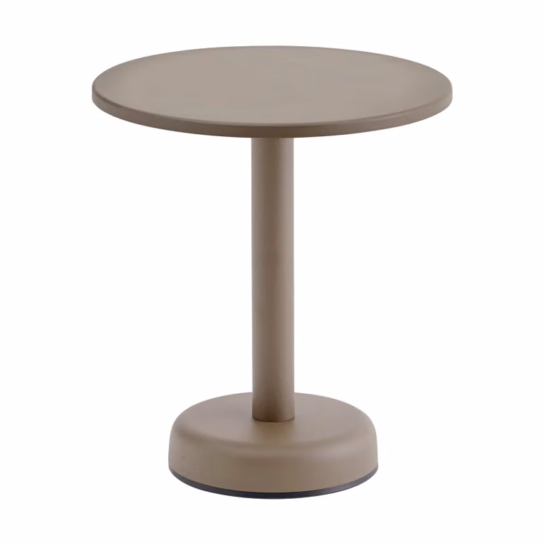 Muuto Linear Steel salontafel Taupe, Ø42 x 47 cm