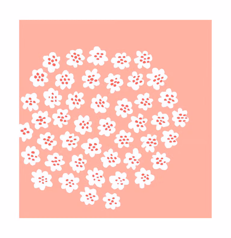 Marimekko Puketti servet 20-pack Rose 33 x 33 cm