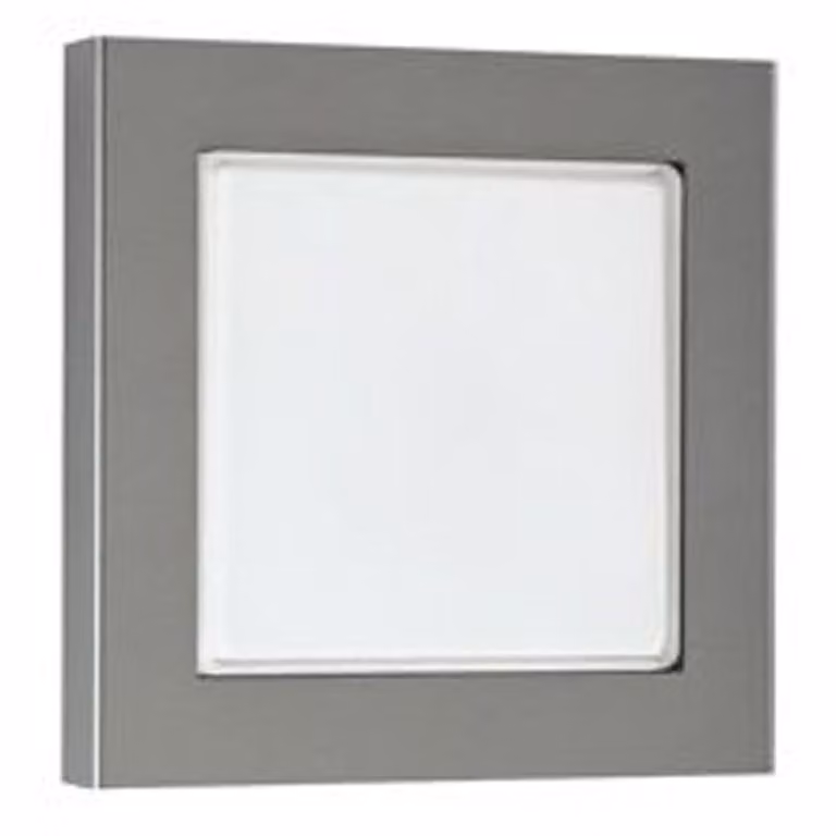 Albert Wandlamp RVS Led 16 Watt Warmwit 3000K Zilver Wit