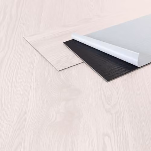 ML-Design Deluxe zelfklevende PVC vloerplanken Witte Eik houtlook, 11,15 m2, B: 91,5 cm, D: 15,3 cm, Dikte: 2 mm