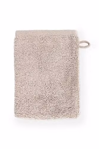 Tiseco Home Studio Washand EDEN Set van 24 - 100% bio katoen - Zand - 15 x 21 cm