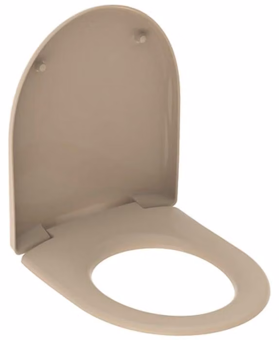 Geberit Renova toiletbril met deksel, afneembaar en met automatische zachte sluiting