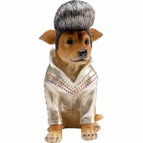 Kare Design Spaarpot King Dog, Meerkleurig, B/D/H: 15,5 x 15,5 x 33 cm
