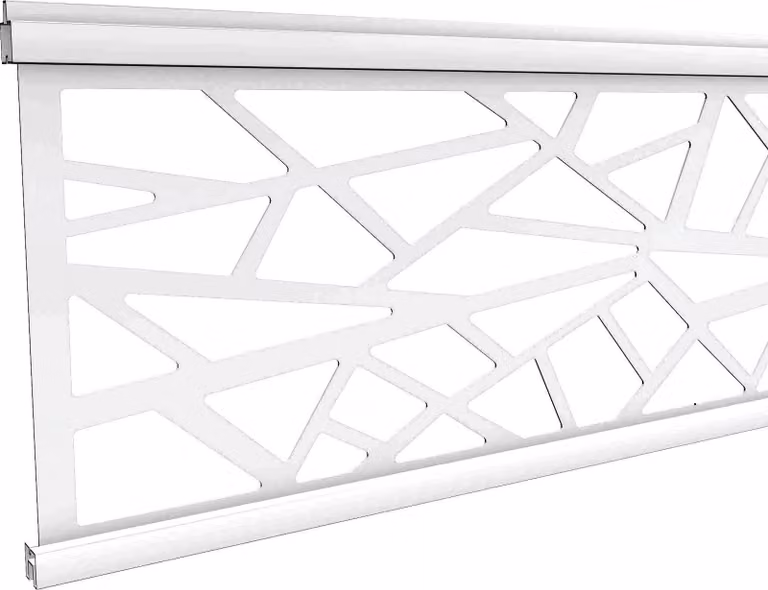 T&J ECOSTECK aluminium rooster in zilver, licht geanodiseerd, H x B x D: 1800 x 280 x 20 mm