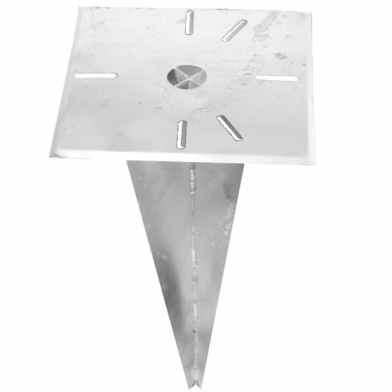 Franssen Montagespie Spike 4 voor tuinverlichting - Zilver