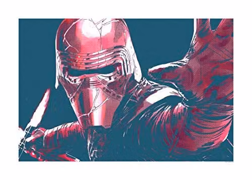 Komar Wandafbeelding Star Wars Faces Kylo Kunstdruk Breedte: 70 cm, Hoogte: 50 cm