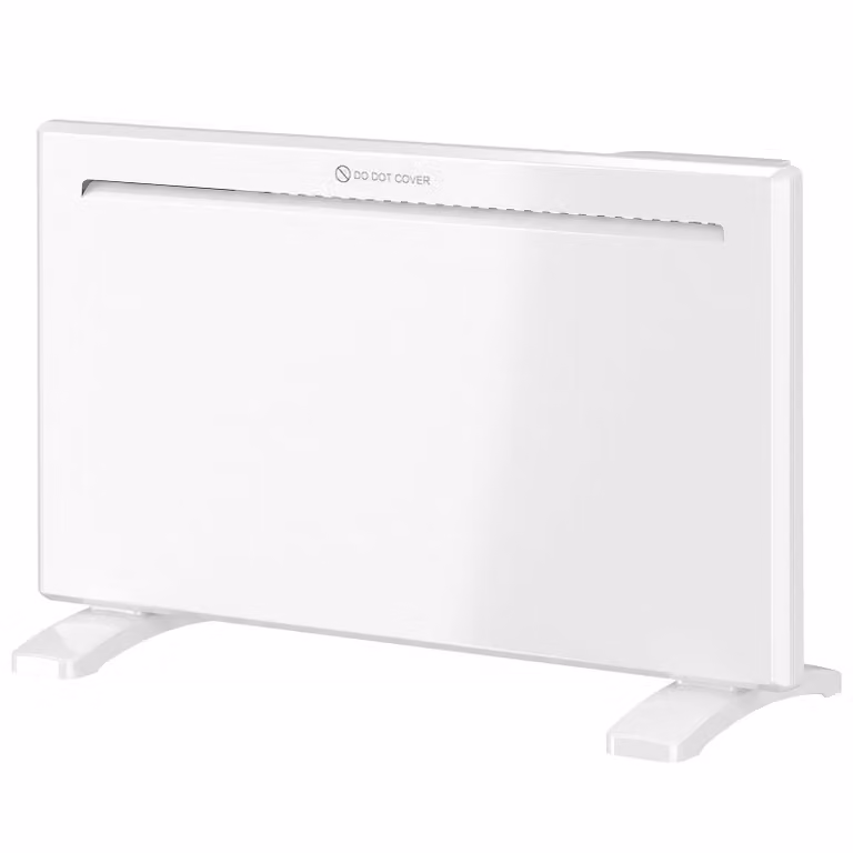 HOMCOM Slimme paneelverwarming 1500W, elektrische verwarming met 7-daagse timer en raamdetectie, wit