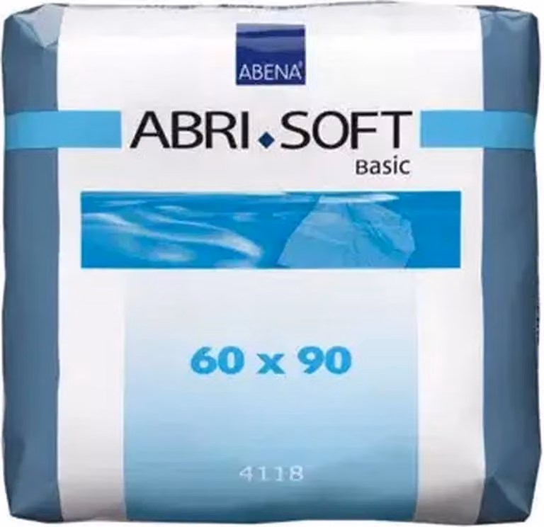 Abena Abri-Soft Basic volwassenen incontinentiematjes 60 x 90 cm, 8 verpakkingen van 30 stuks