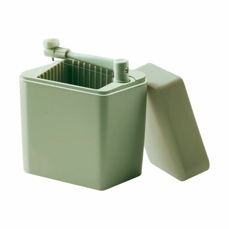 Rosti Classic kaasdoos met kaassnijder Misty green B/D/H: 16,5 x 10 x 19 cm