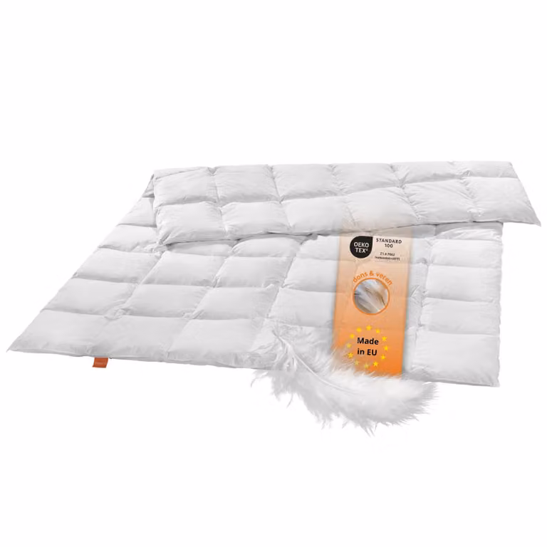 Sleepling Vierseizoenen Dekbed Medium - 200 x 200 cm - 90% Dons en 10% Veren