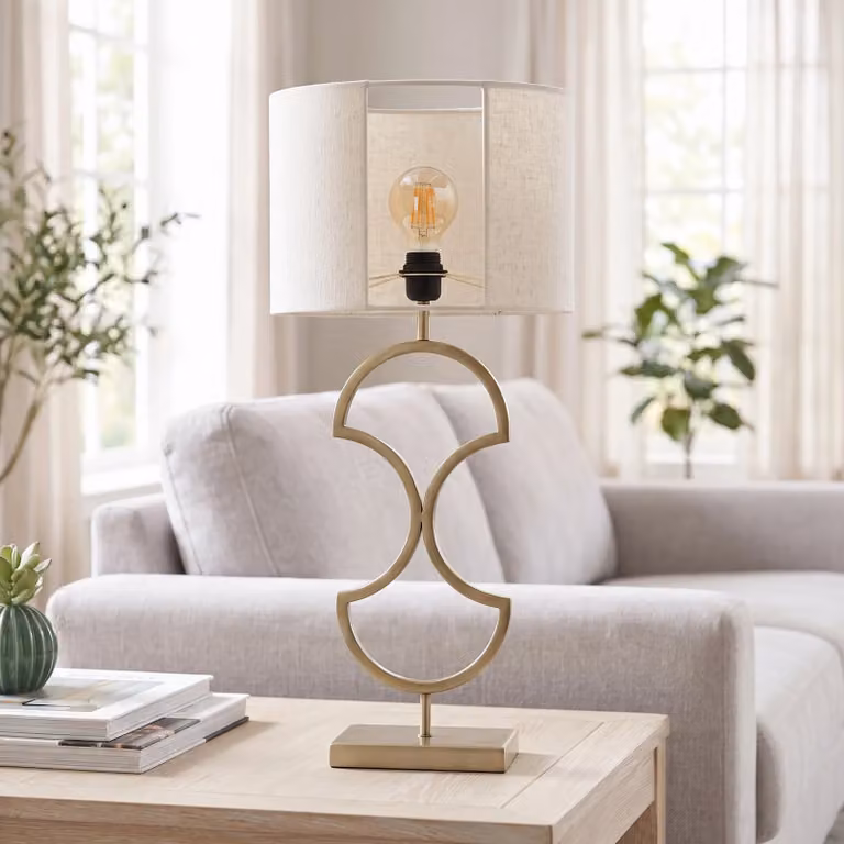 Light & Living Lampvoet RIAVA - Licht goud/messing - Modern - Metaal