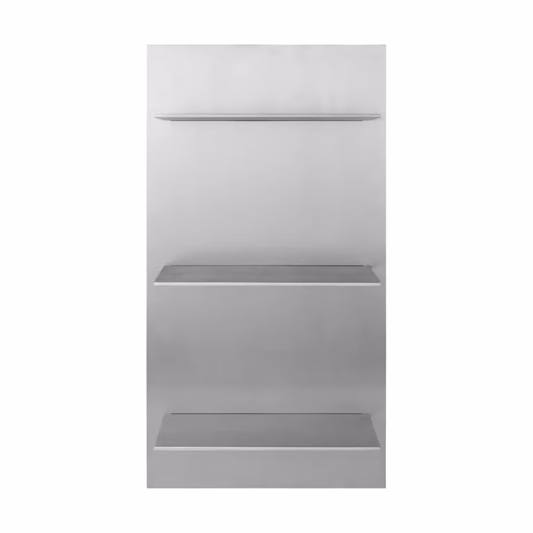 Ferm Living Lager wandplank triple small Aluminium