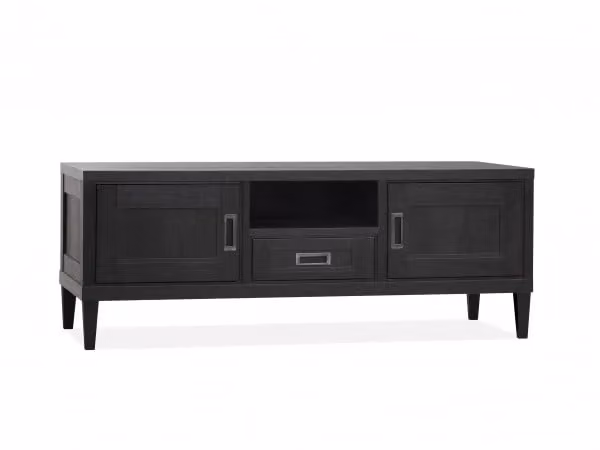 WoonMax Mike TV meubel in industrieel design, bruin en zwart, B/D/H: 150 x 48 x 52 cm