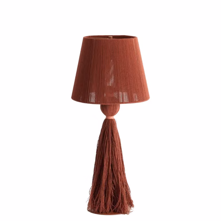 Light & Living Espino Schemerlamp Terracotta - Diameter: 31 cm