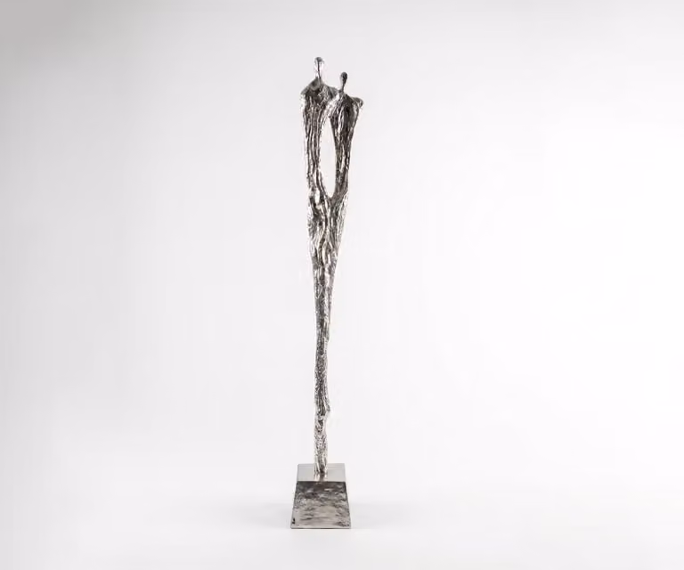 DELIFE Gemini Beeldje Aluminium Platina Handgemaakt B22 x D22 x H166 cm