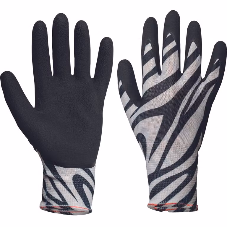 Kixx handschoen zebra wit maat 8