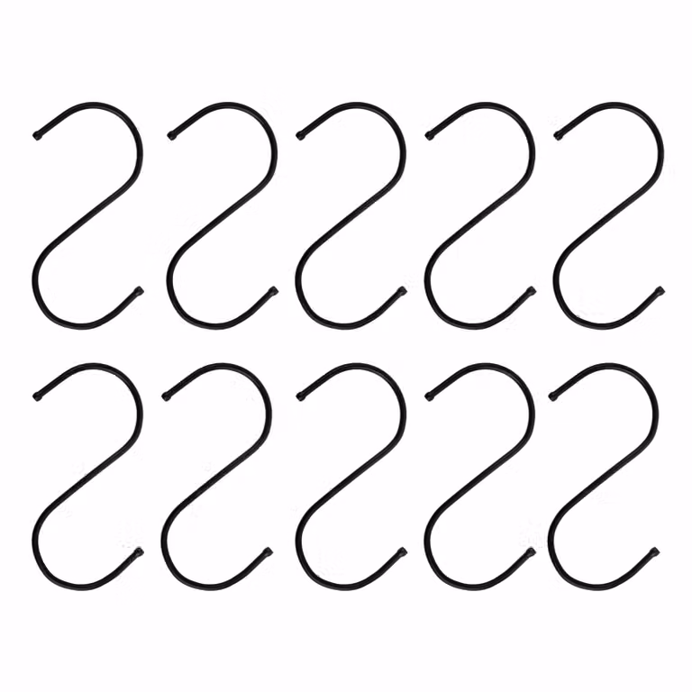 QUVIO Ophanghaken, 10 stuks, Hoogte: 12 cm