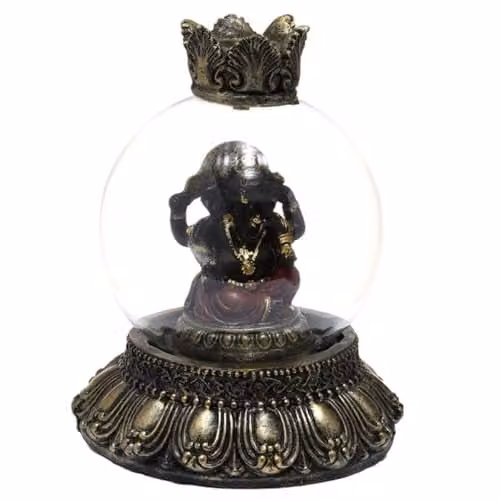 Puckator Ganesh Globe Backflow Wierookhouder, meerkleurig