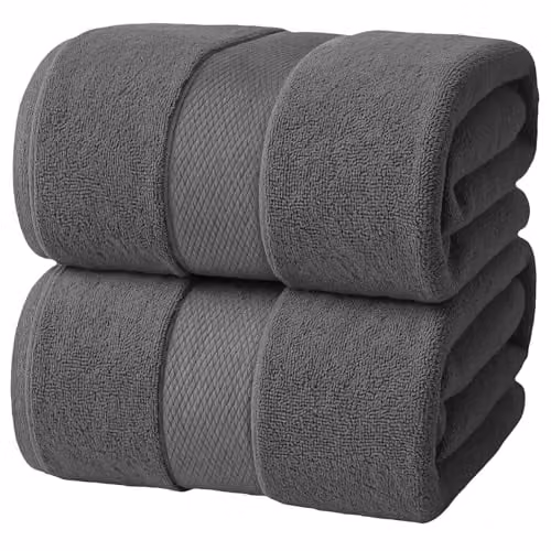 Infinitee Xclusives Grote Badhanddoek 2-pack - 100% katoen - B: 90 cm, L: 180 cm