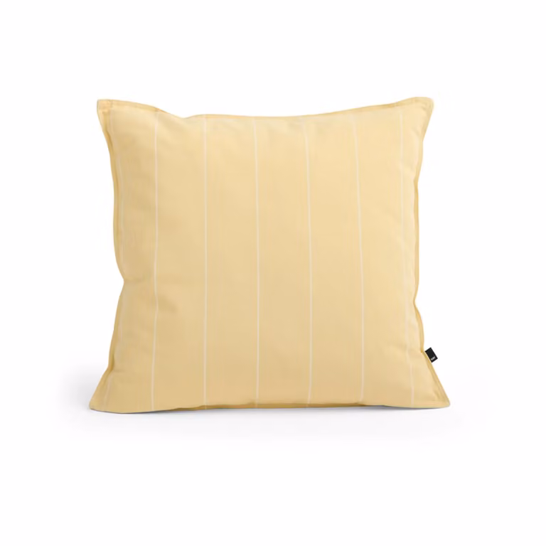 HAY Terrazza kussen Yellow narrow stripe, 60 x 60 cm