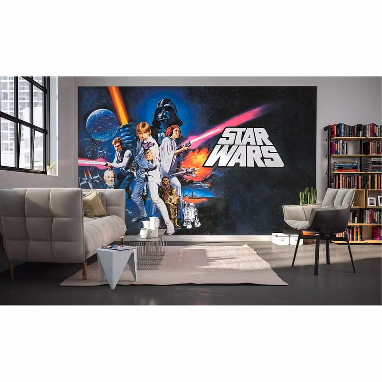 home24 Fotobehang Star Wars Poster Classic 1 Breedte: 400 cm