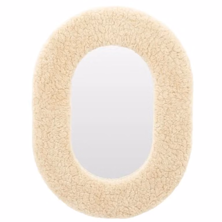 By Boo Spiegel Kiss klein oval beige